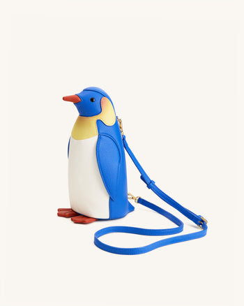 Pia Pinguin-Umhängetasche - Blau
