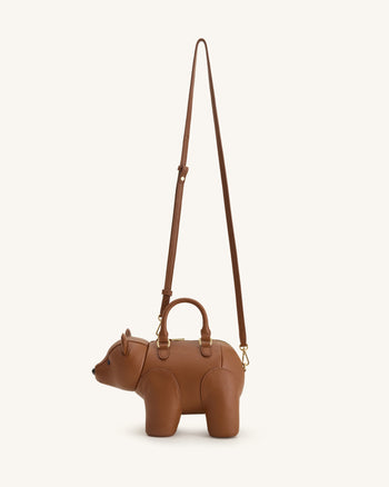 Bernie Bear Henkeltasche - Braun