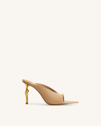 Noemi Spitze Mule-Heels - Khaki