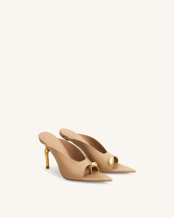 Noemi Spitze Mule-Heels - Khaki