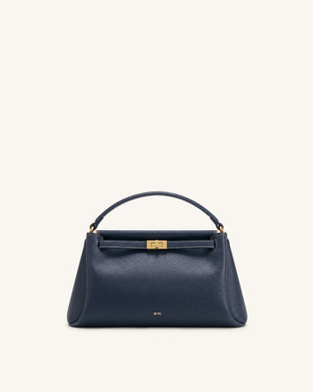 Carmen Henkeltasche - Marineblau