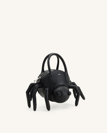Siena Henkeltasche in Spinnenform - Schwarz