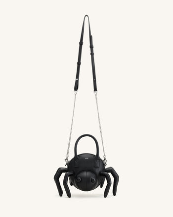 Siena Henkeltasche in Spinnenform - Schwarz