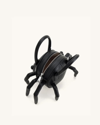 Siena Henkeltasche in Spinnenform - Schwarz