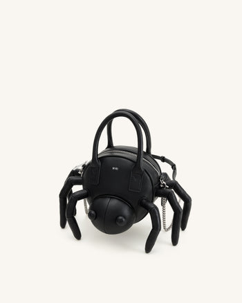 Siena Henkeltasche in Spinnenform - Schwarz