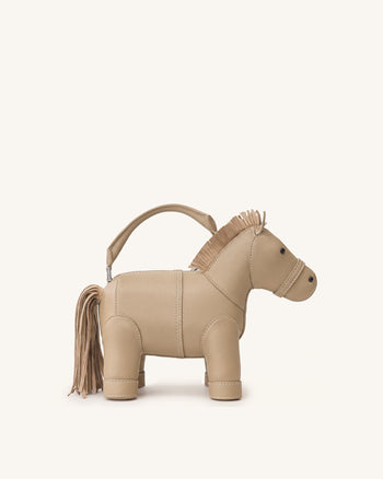 Harper Henkeltasche mit Pferd - Khaki