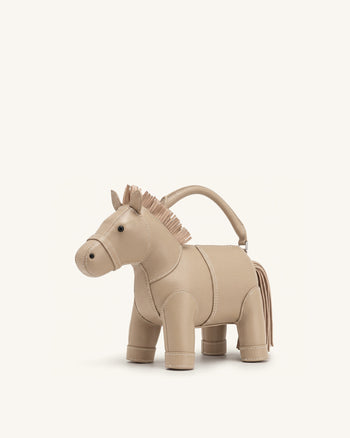 Harper Henkeltasche mit Pferd - Khaki