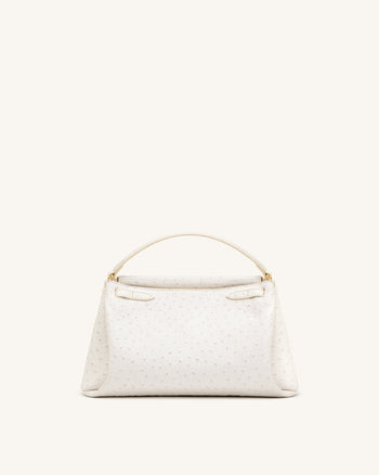Carmen Henkeltasche - Milchweiß