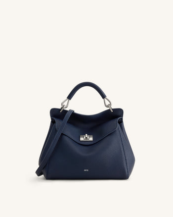 Lucia Klassische Henkeltasche - Marineblau
