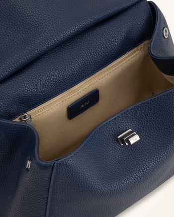 Lucia Klassische Henkeltasche - Marineblau