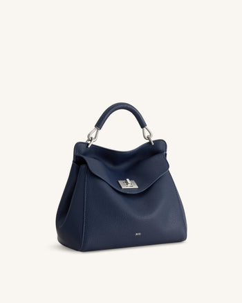 Lucia Klassische Henkeltasche - Marineblau