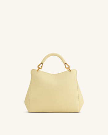 Lucia Klassische Henkeltasche - Hellgelb