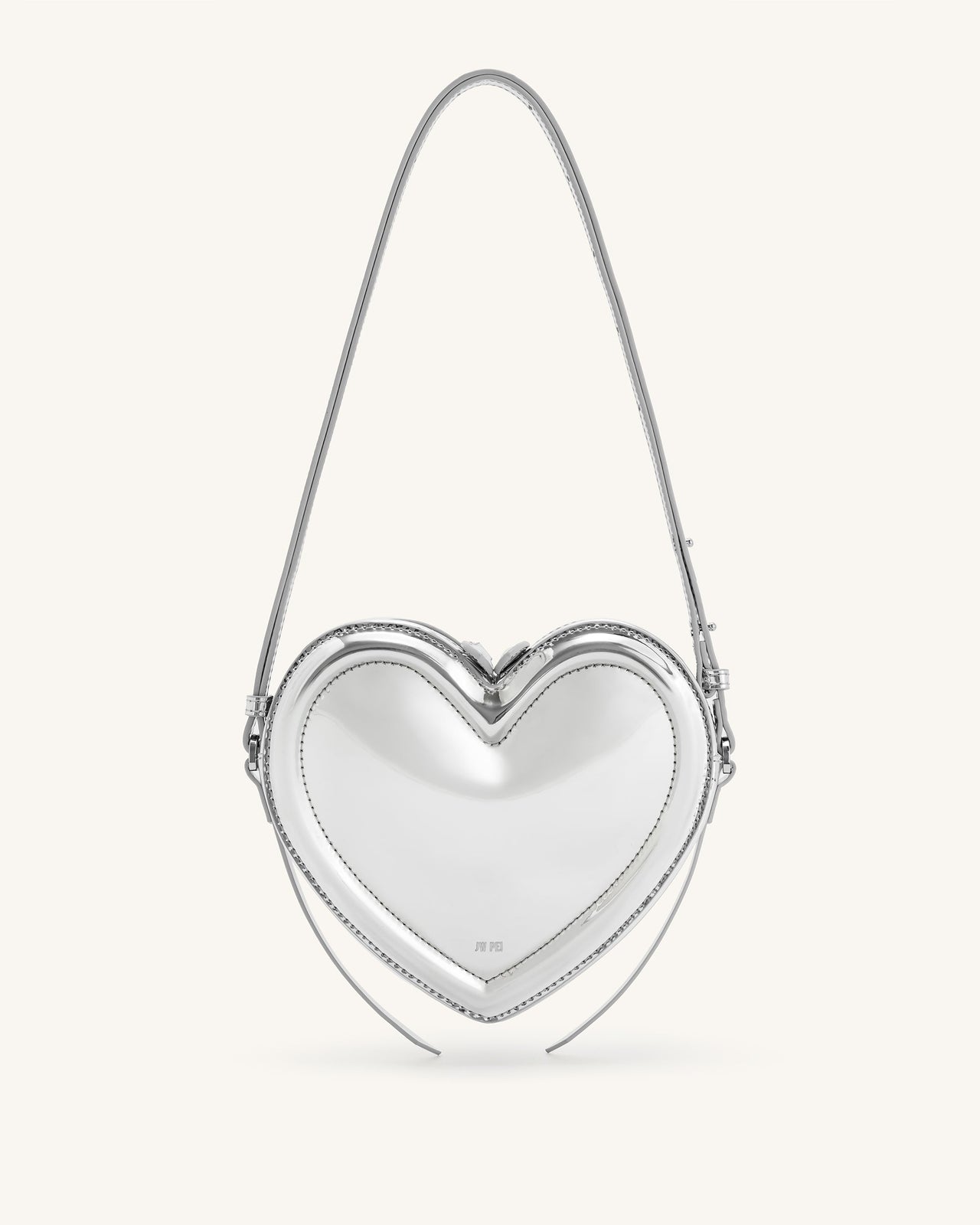 Arlene Herzförmige Tasche - Silber