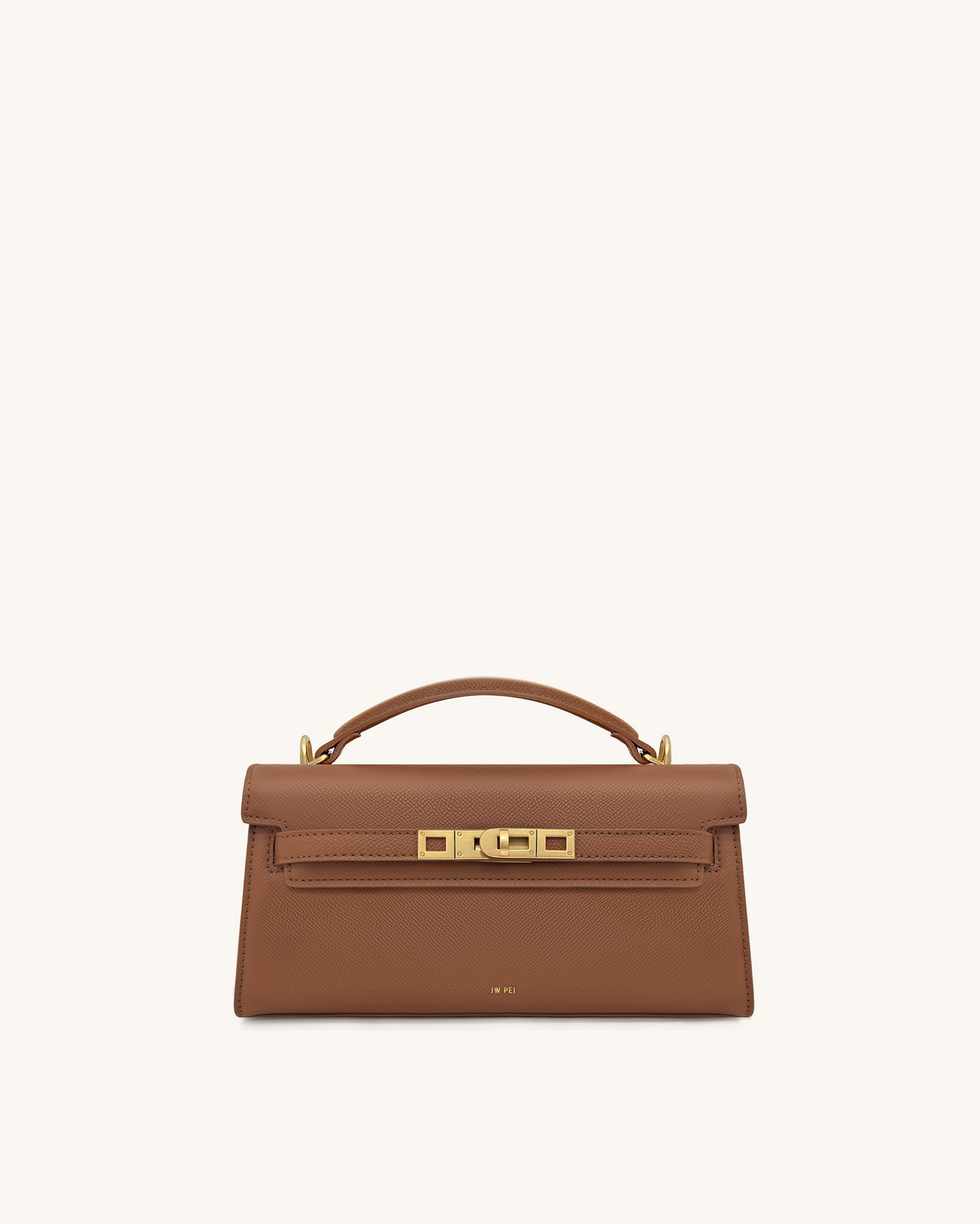 Noor Handtasche mit oberem Griff – Braun