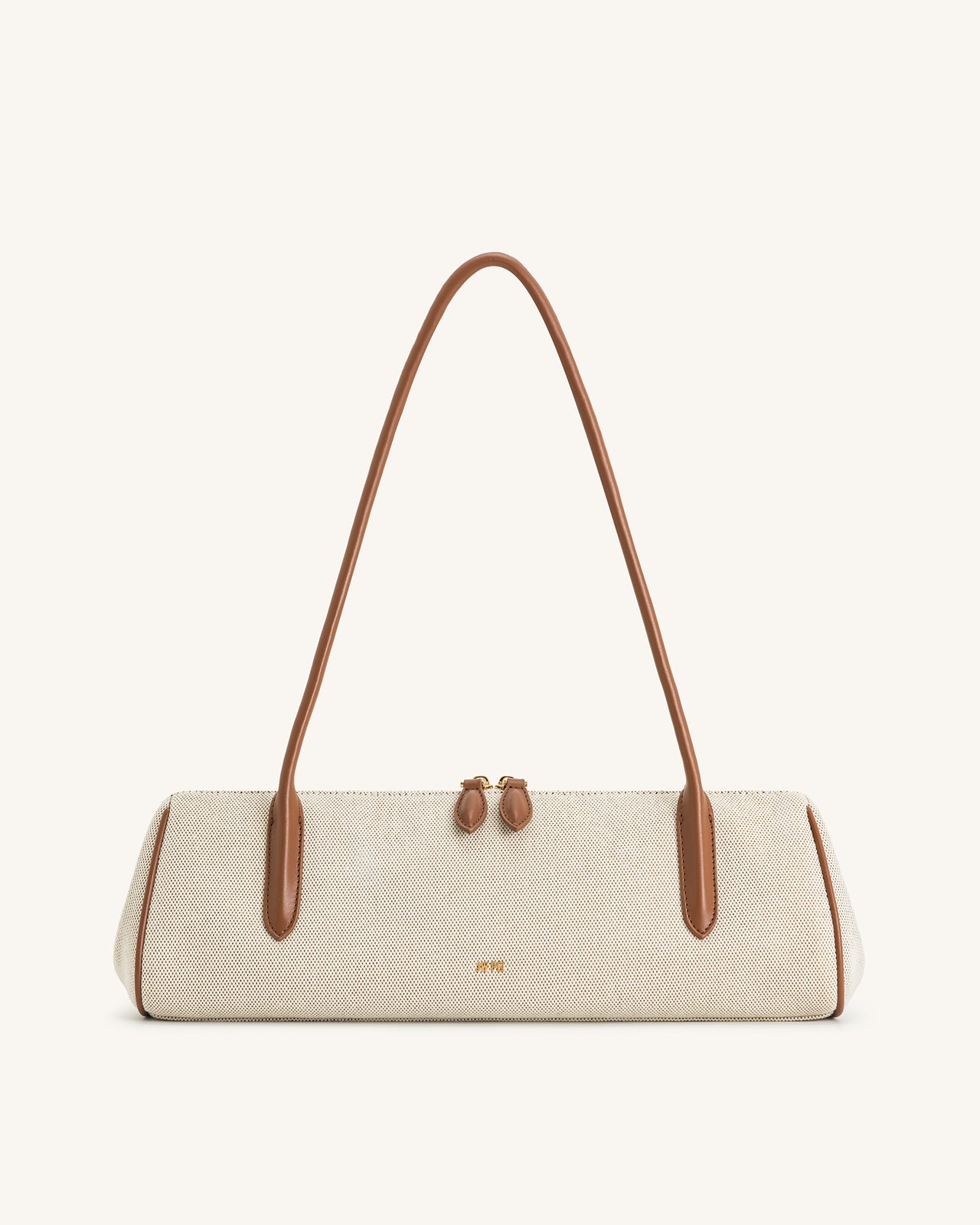 Nova Schultertasche - Braunes Canvas