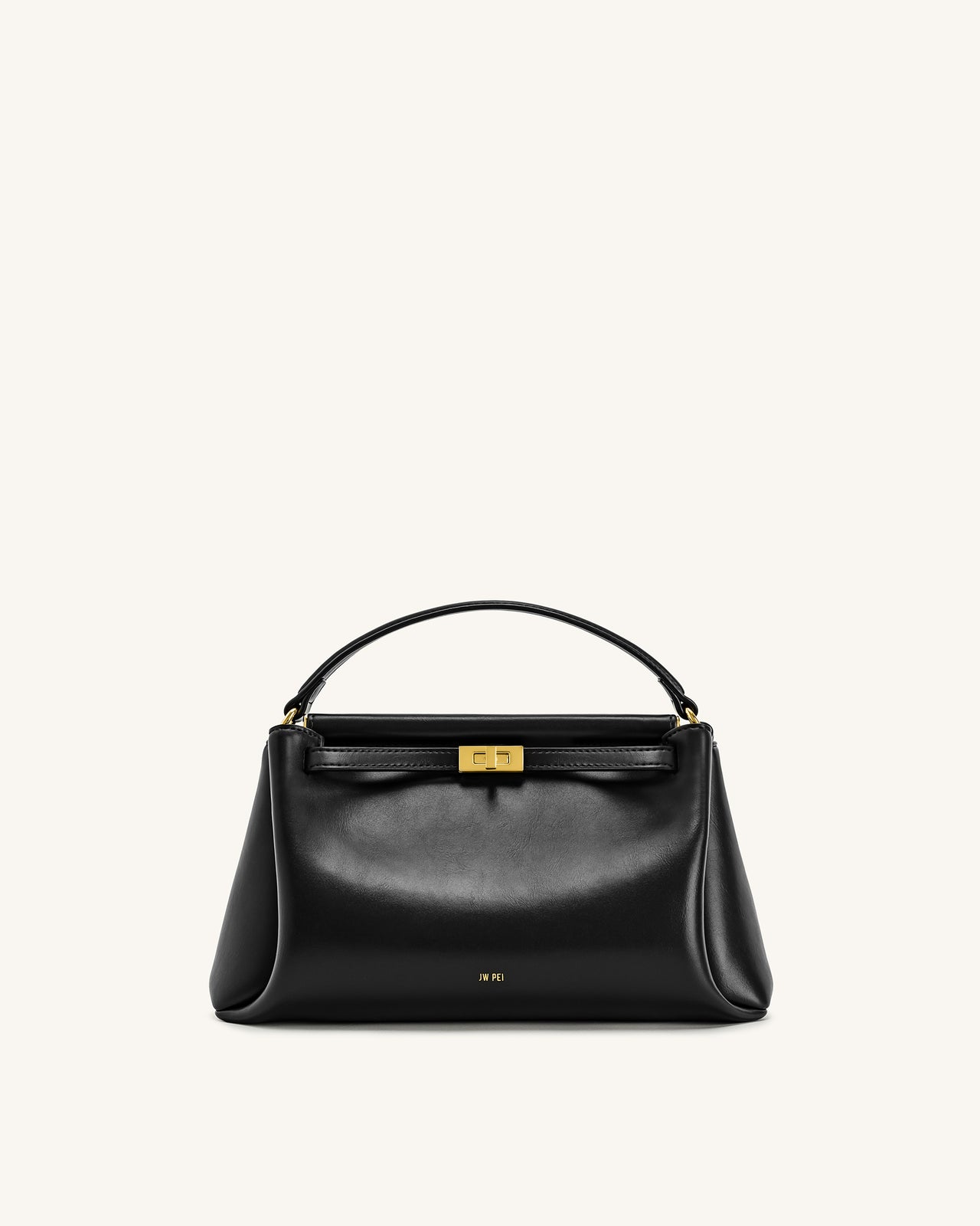 Carmen Handtasche mit Henkel – Schwarz