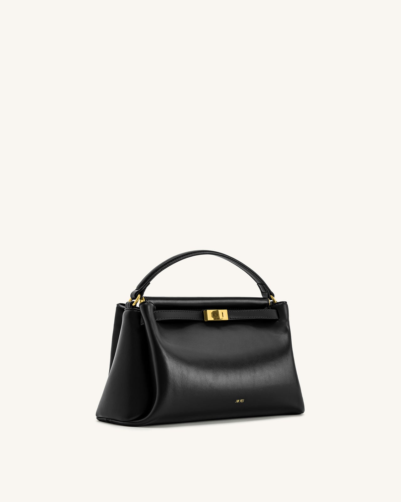 Carmen Handtasche mit Henkel – Schwarz