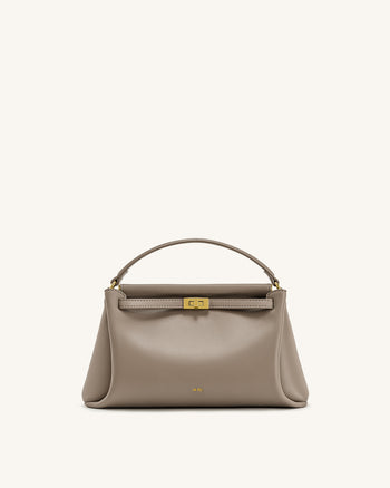Carmen Handtasche mit Henkel – Apricot