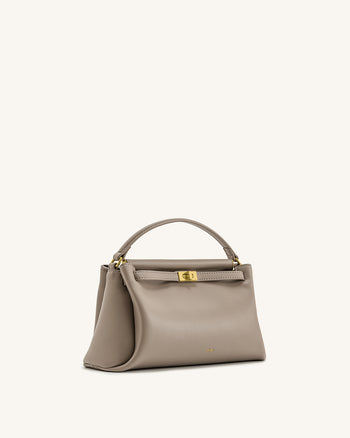 Carmen Handtasche mit Henkel – Apricot