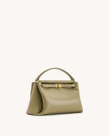 Carmen Handtasche mit Henkel – Grün