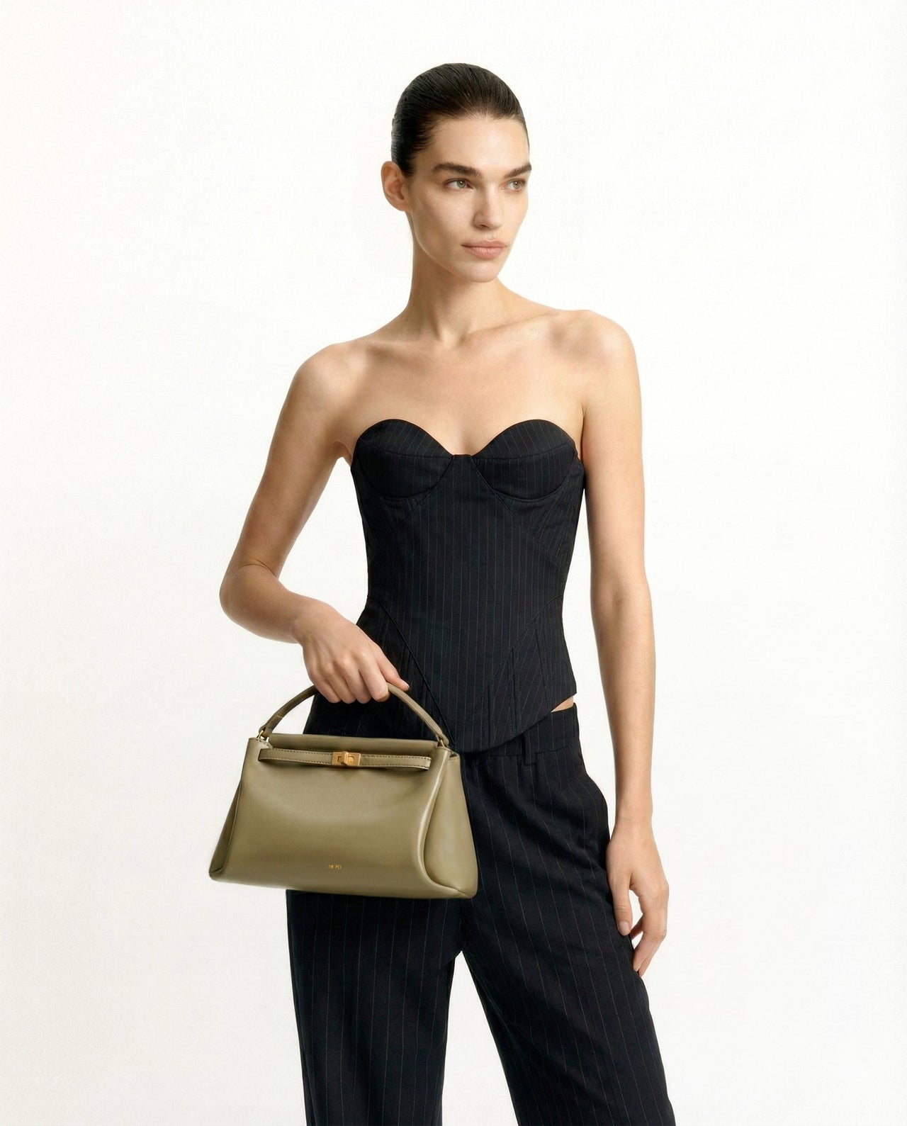 Carmen Handtasche mit Henkel – Grün