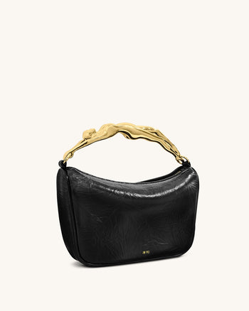 Jenny Handtasche mit menschenförmigem Griff – Schwarz