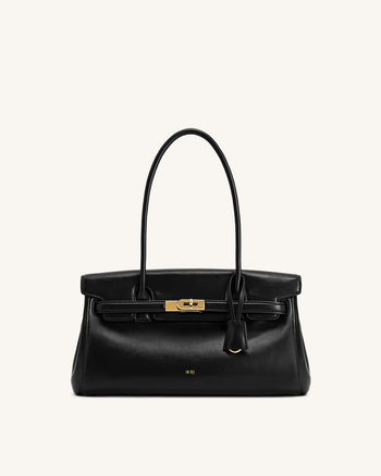Yara Schultertasche – Schwarz