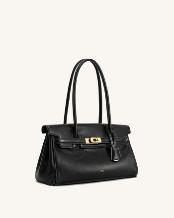 Yara Schultertasche – Schwarz