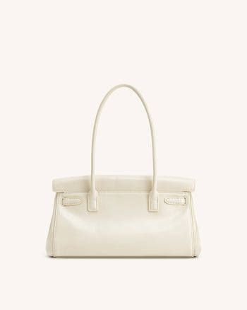 Yara Schultertasche – Weiß