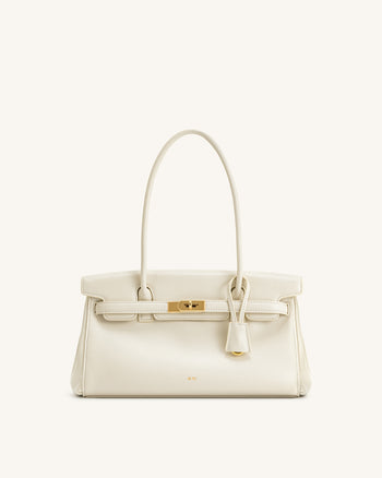 Yara Schultertasche – Weiß