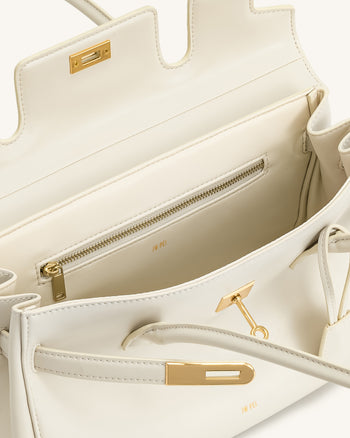 Yara Schultertasche – Weiß