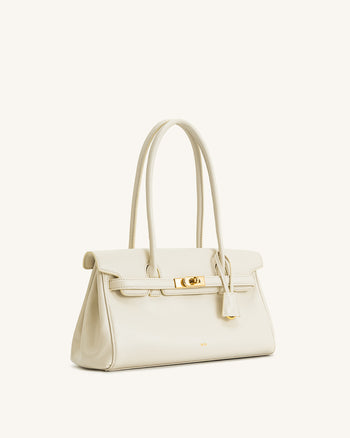 Yara Schultertasche – Weiß