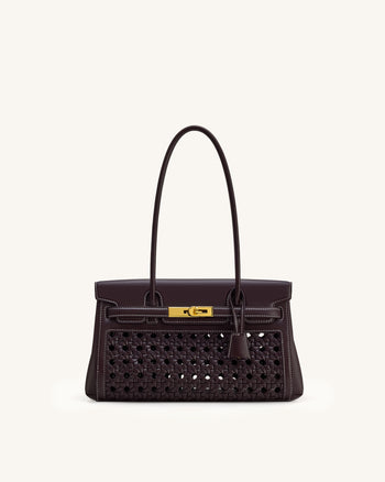 Yara Schultertasche – Dunkelrot