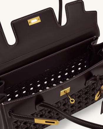 Yara Schultertasche – Dunkelrot