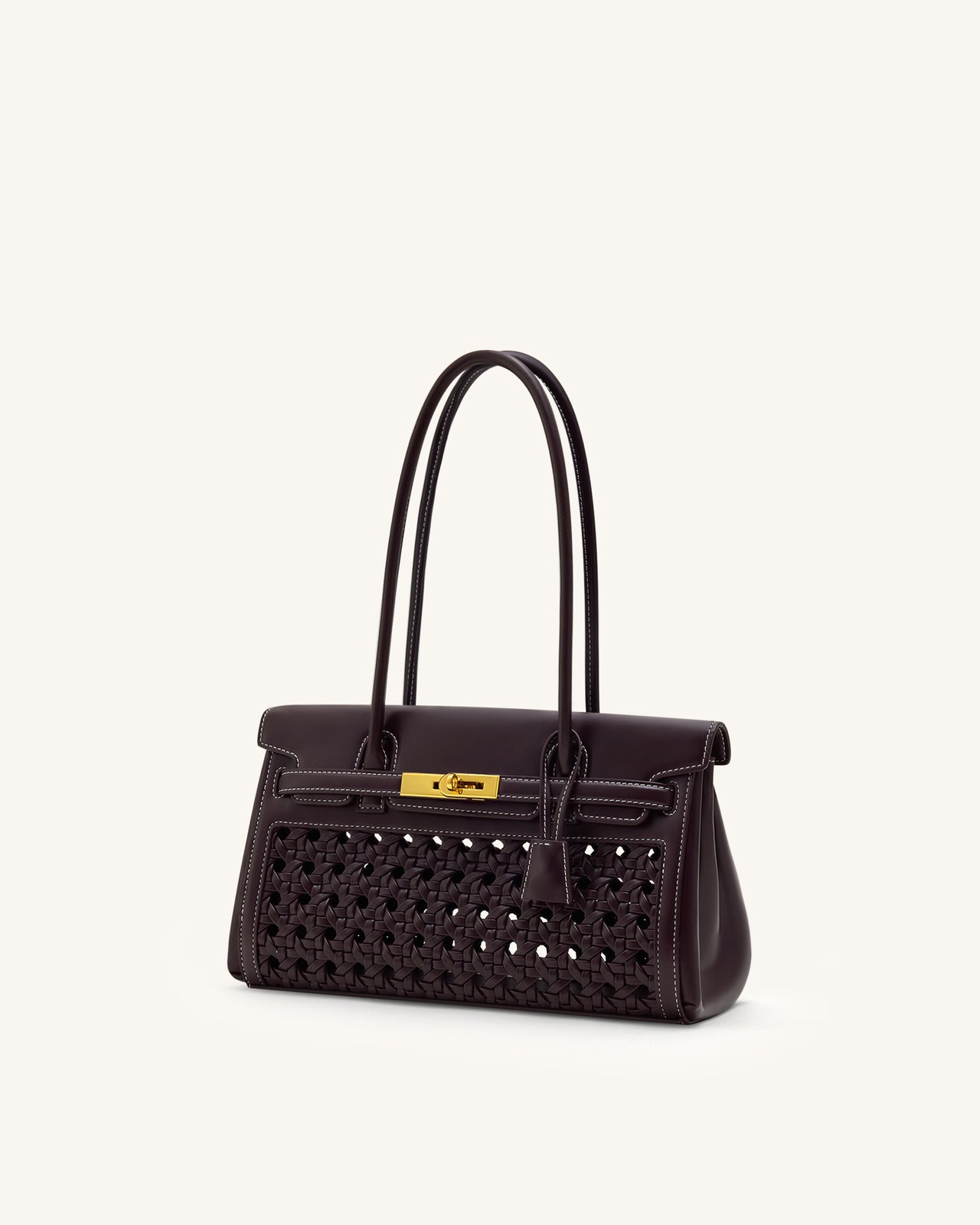 Yara Schultertasche – Dunkelrot