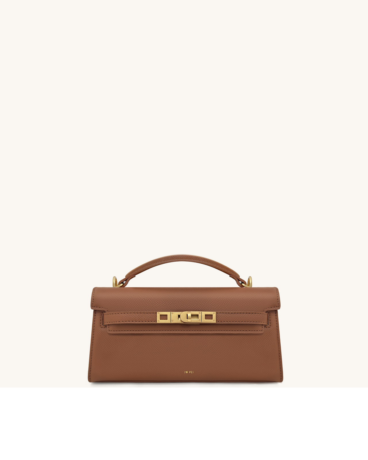 Noor Handtasche mit oberem Griff – Braun
