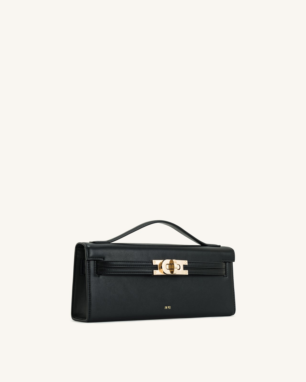Bria Strukturierte Tasche mit oberem Griff – Schwarz