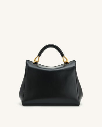 Lucia Klassische Top-Handtasche - Schwarz