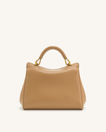 Lucia Klassische Top-Handtasche - Braun
