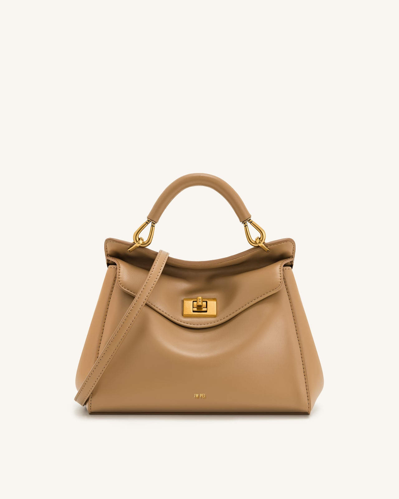 Lucia Klassische Top-Handtasche - Braun