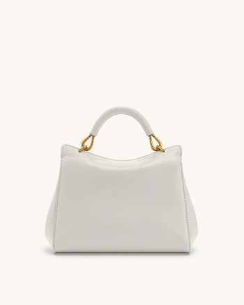 Lucia Klassische Handtasche – Hellgrau