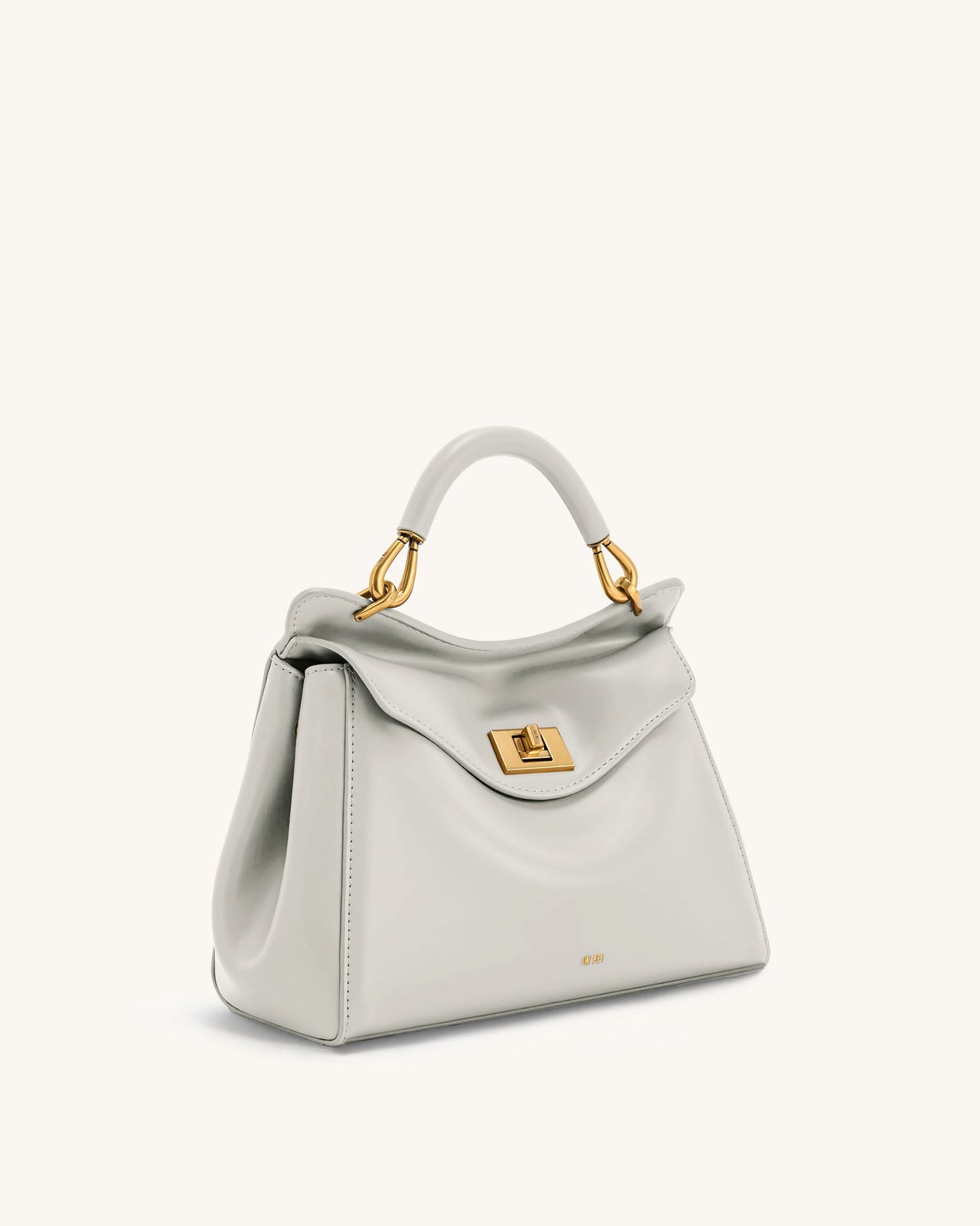 Lucia Klassische Handtasche – Hellgrau