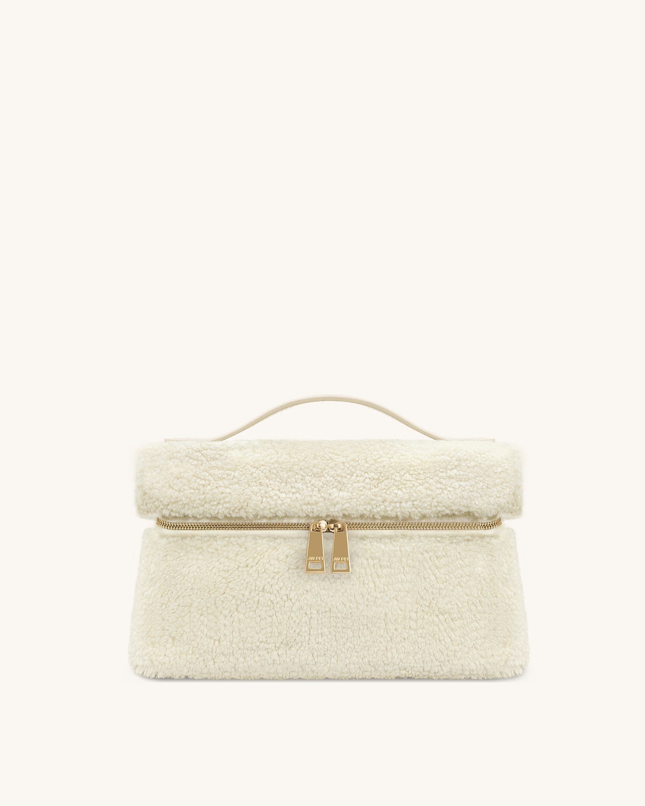 Thea Handtasche aus Kunstfell – Creme