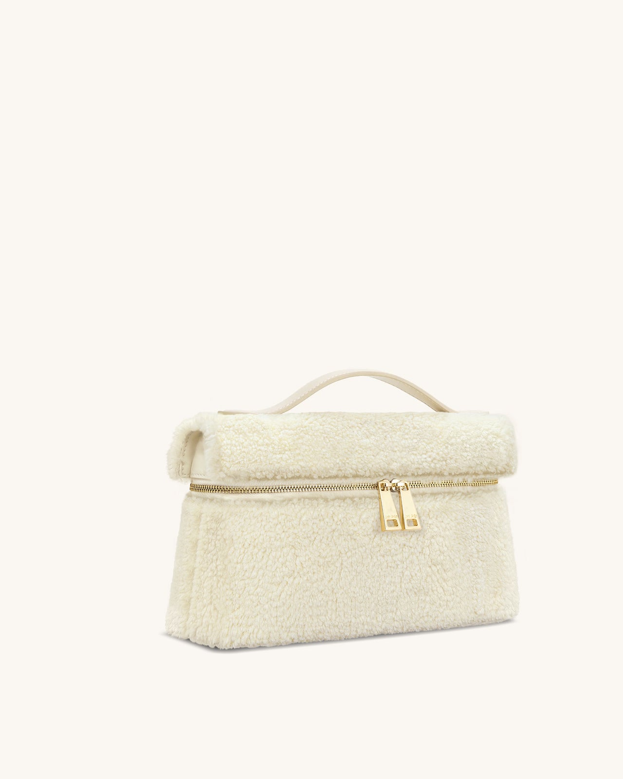 Thea Handtasche aus Kunstfell – Creme