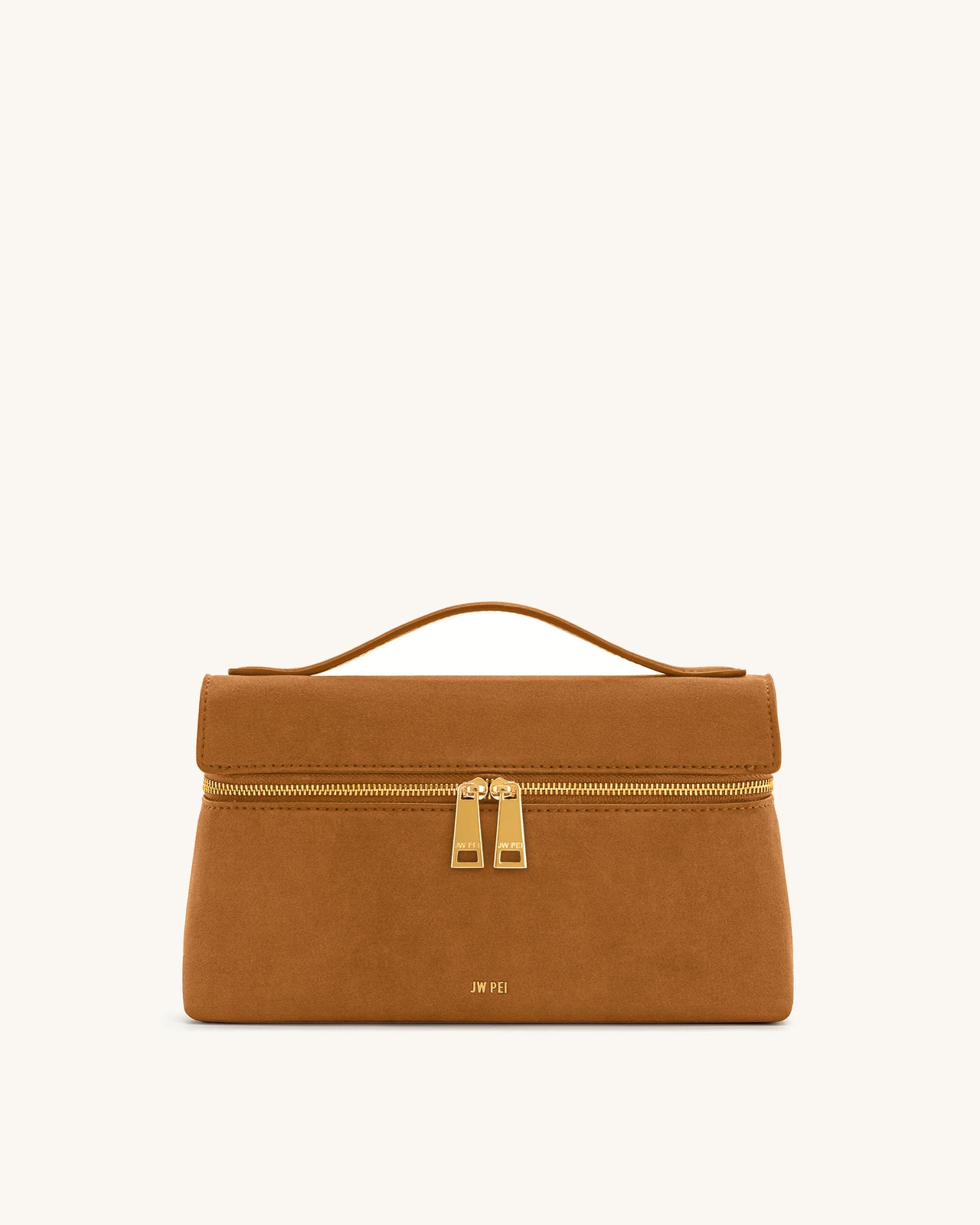 Thea Handtasche aus Kunstwildleder – Kamel