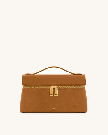 Thea Handtasche aus Kunstwildleder – Kamel