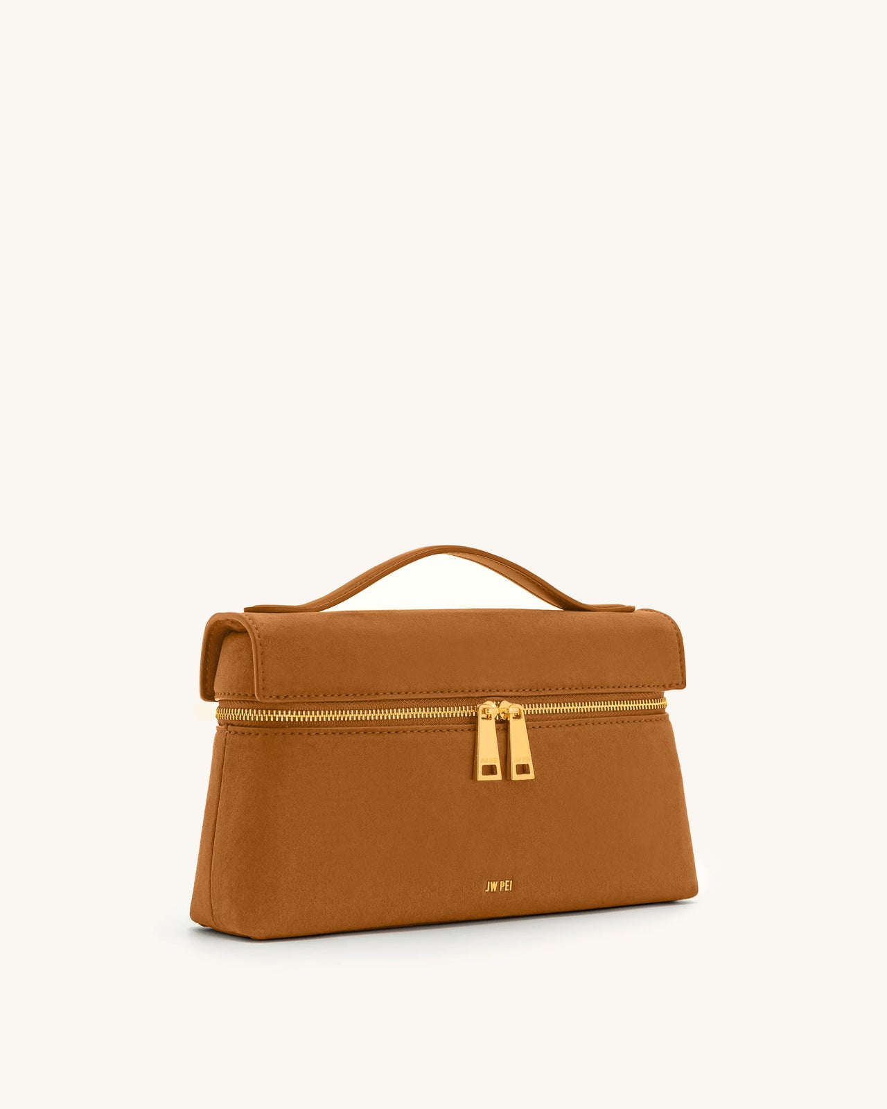 Thea Handtasche aus Kunstwildleder – Kamel