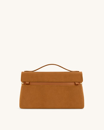 Thea Handtasche aus Kunstwildleder – Kamel