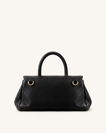 Evania Henkeltasche mit U-Schloss - Schwarz