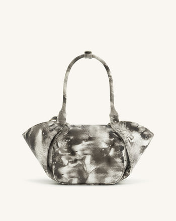 Zoey Pockets Schultertasche - Weiß